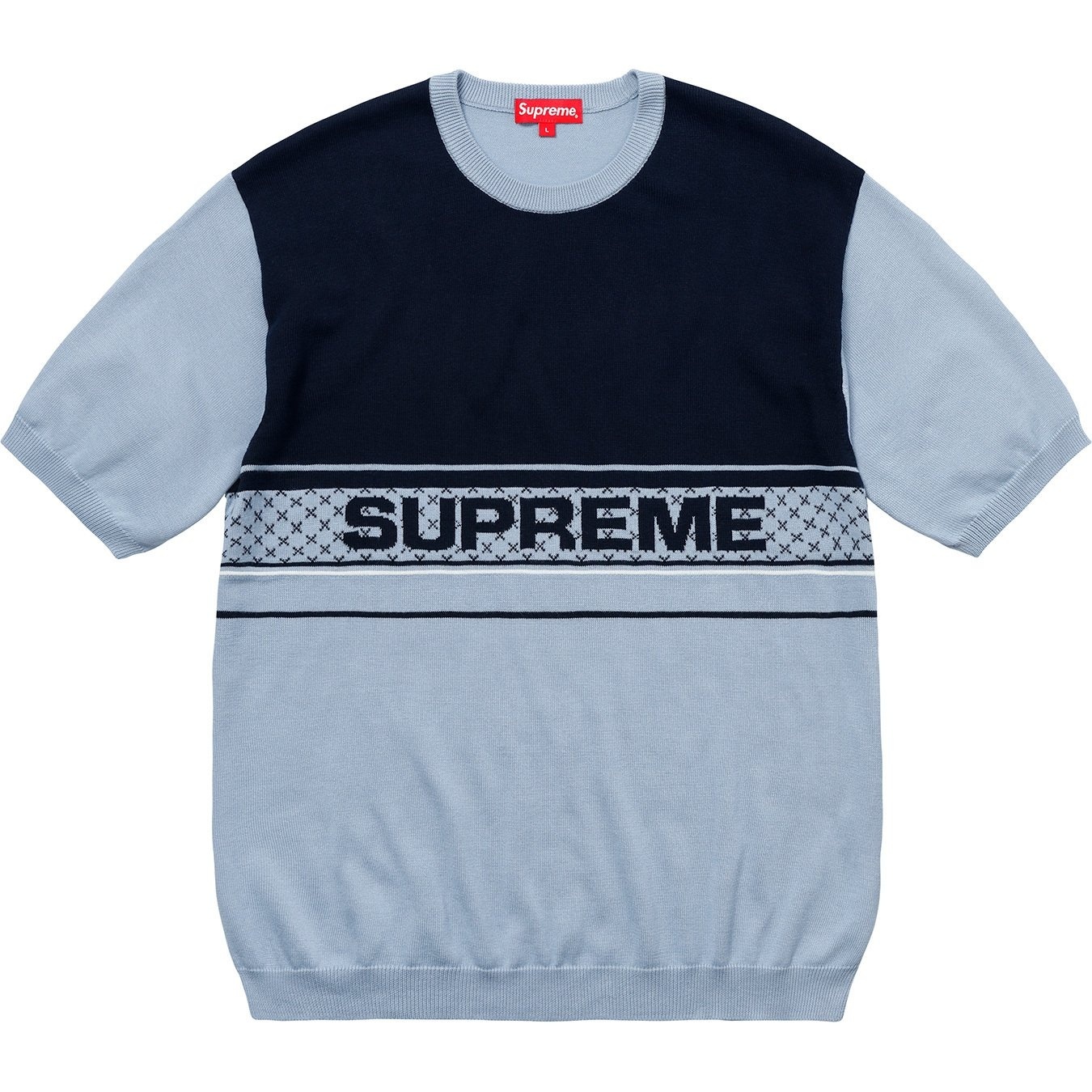 Chest Logo S/S Knit Top view 3